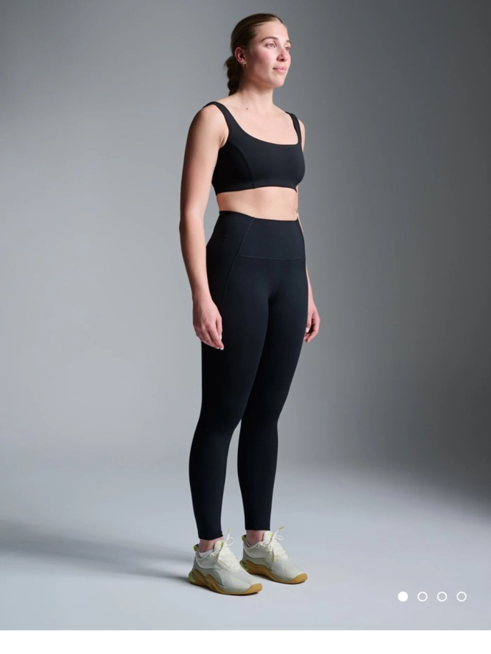 LNDR Obsession 8/8 Women's High-Rise Black Leggings, Large